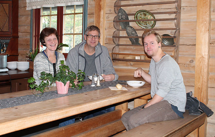 Randi Haugland Jon Petter Evensen og Erlend Daae Dalhaug