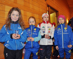 Jenter 9 år: Eiri Blekken, Frida Møkkelgård, Marthe Reppen Olsen og Hanna Aasbø