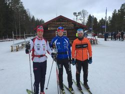 Morten, Erik Fagerholt i midten fra Orkdal og John Tore Syrstad fra Meldal.