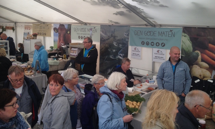 Den Gode Maten på matfestival foto Britt G Moen