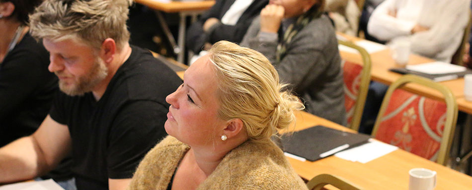 Folk på inspirasjonskvelden.