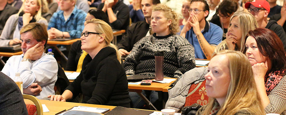 Folk på inspirasjonskvelden.