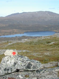 Mot Langvatnet og Resfjellet