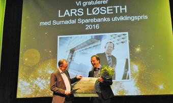 Lars Løseth utviklingsprisen 2016