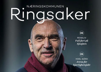 Forsiden på magasinet «Næringskommunen Ringsaker».