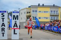 Bjørn Vonheim over mål i Hadsel.  Foto: Pål Fondevik, Hadsel Maraton