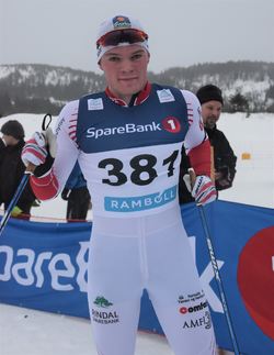 Jo Svinsås, Rindal IL, vinner M 19-20, slått bare av to seniorer