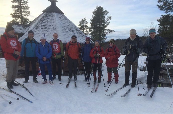 Skitur med TT-veteraner foto Harald Solvik