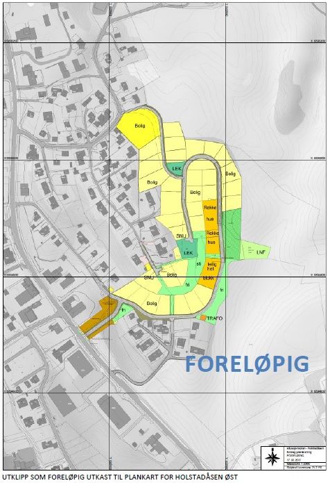 utklipp plan for holstadåsen