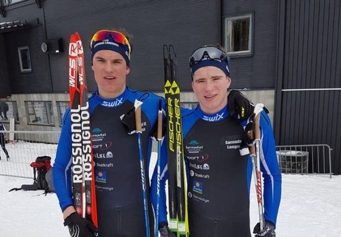 Jonas Aasbø og Kristoffer Berset foto Surnadal IL