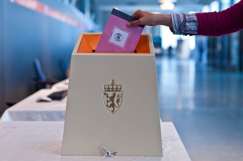 Bilde av stemmeurne