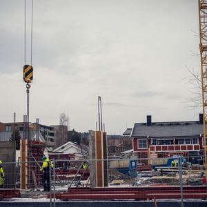 Byggeaktivitet i Brumunddal