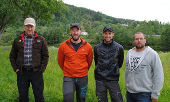 Georg Solem, Olai Solem, Gøran Bolme og Råg Schei