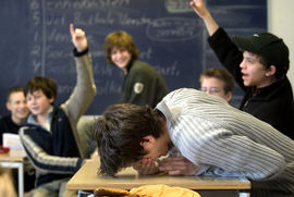 BEDRE LYD. HLF foreslår en rekke tiltak for å få bedre lydmiljøer for alle, ikke minst i skolen.Foto. Ritzau Sacnpix