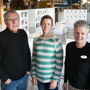 Folk på biblioteket
