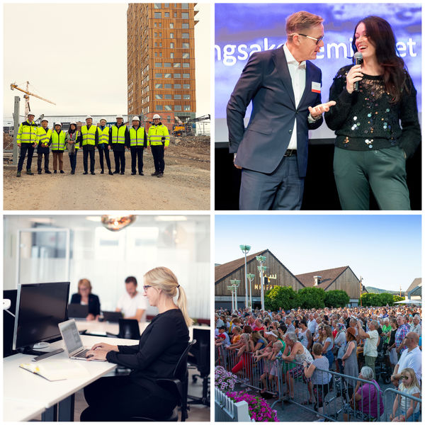2018 har vært et spennende år i Ringsaker! Bildecollage