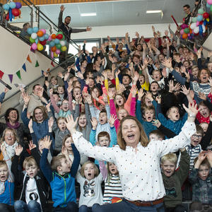 Gaupen skole jubler for skolens tiårsdag