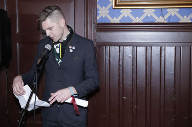 Jørgen Strickert tok imot prisen på vegne av Terje Strømdahl