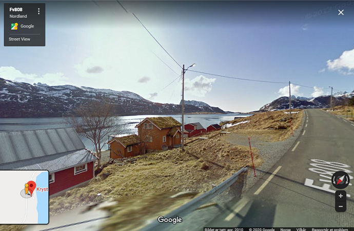 Skjermdump Google maps
