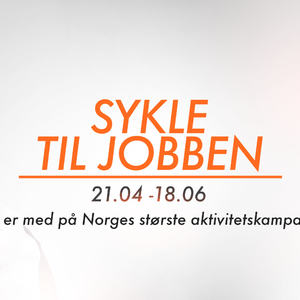 Illustrasjon fra "Sykle til jobben"-aksjonen