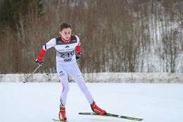 Håvard Hyldbakk Solvik i juniorklassen (15 km fri)