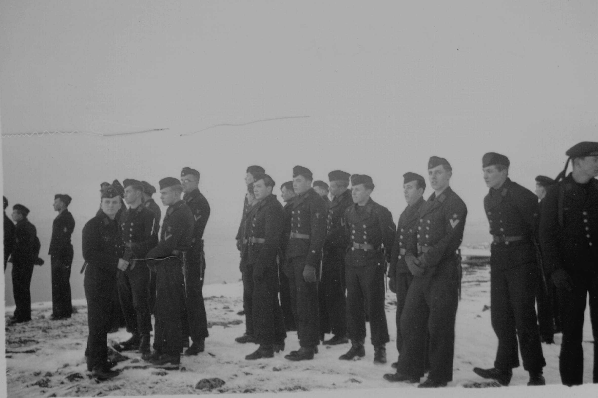 Tyske soldater i Hammerfest under 2. verdenskrigen. Foto: Museene for Kystkultur og gjenreisning