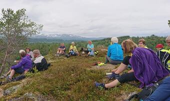 Kaffepause på Brannåsen