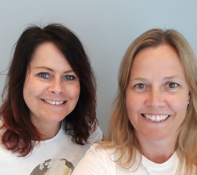 Linda og Kristin foto Ungdomskontakten