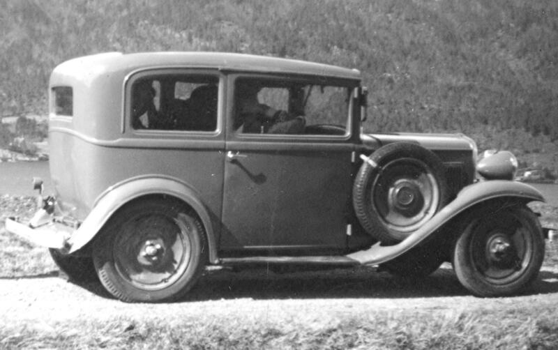 Gamle Nordmør D Fiat 1936 Postbil Bæverfj