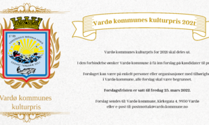 Vardø kommune - kulturpris 2021