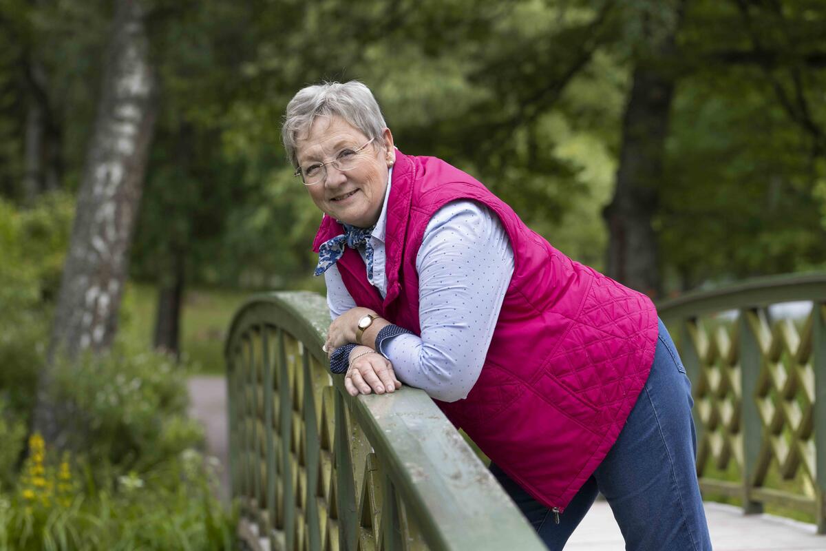 STOLT. Bjørg Kampestuen-Berntzen er både glad og stolt over tilliten hun har fått på vegne av landets hørselshemmede. 50 år etter at hun ble medlem av HLF har hun fått toppledervervet som forbundsleder.