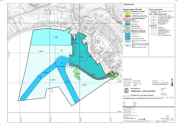 Vedtatt - Plankart - Detaljreguleringsplan for Kiberg havn
