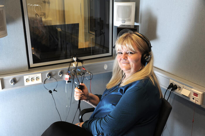 HØRSELSTESTING. De 28 årene Siri Wennberg jobbet på St. Olavs høresentral testet hun utallige pasienter i alle aldre. I dag er utstyret langt mer moderne enn den gangen hun var fersk i faget.