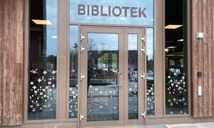 Inngang nytt bibiotek