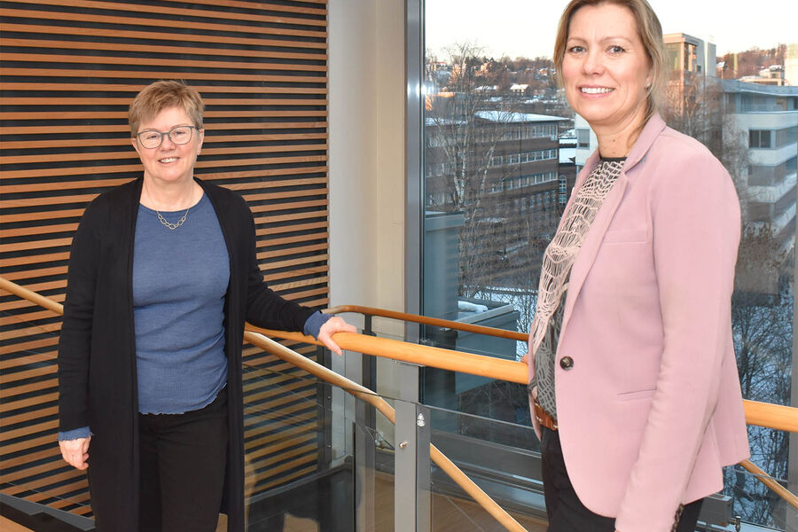 Fagdirektør Ida Bryn og konserndirektør Kristin Olsson Augestad i Multiconsult.