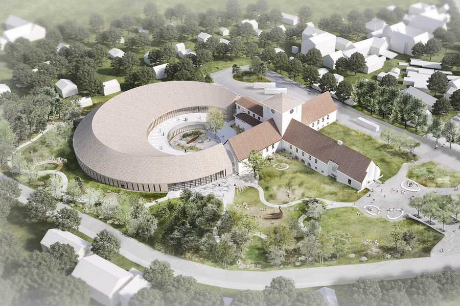 Det nye Vikingtidsmuseet på Bygdøy i Oslo | Illustrasjon: AART architects.
