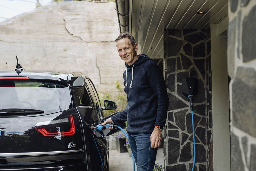 Sjekk hvor på ruta de forskjellige ladestasjonene befinner seg. Foto: LOS / Victoria Nevland