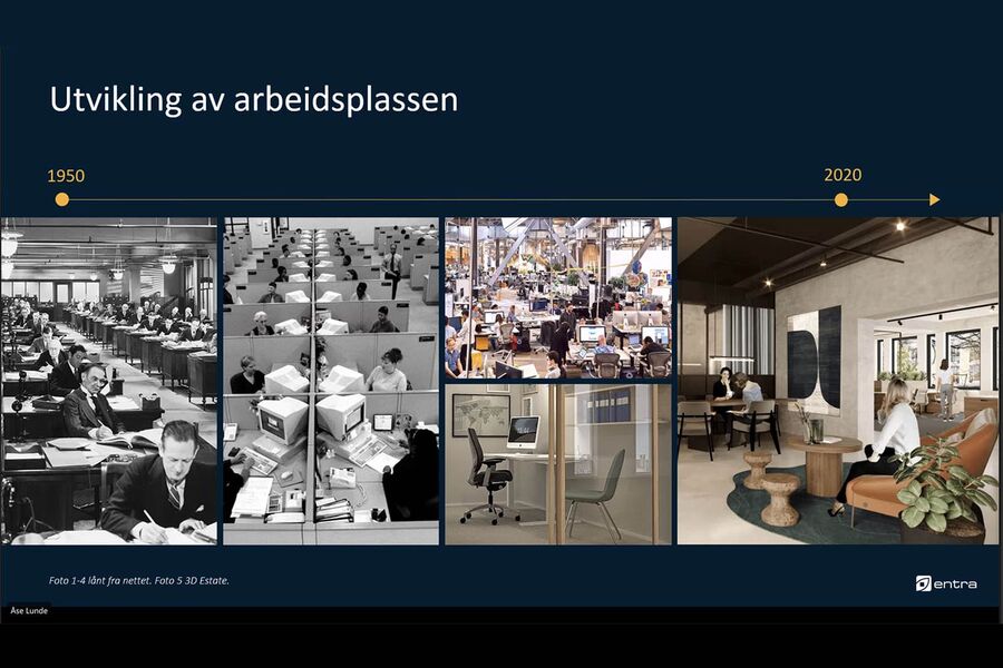 ITB Brukerforum 15. april samlet på det meste 155 deltakere digitalt for å lytte til Entras budskap. Illustrasjon fra Åse Lundes innlegg.