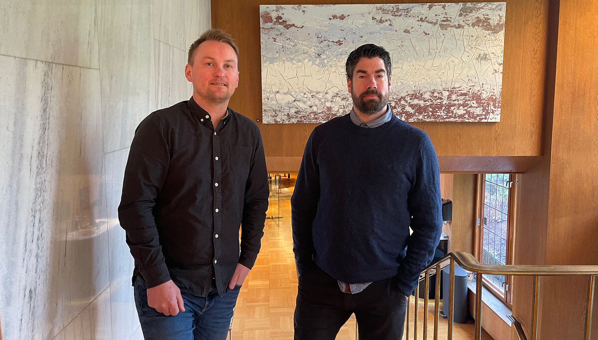 IWMAC satser videre med egen avdeling i Bergen. Her ser vi Mads Mikkelsen og Kenneth Namdal som skal lede kontoret. Foto: IWMAC iwmac-bergen