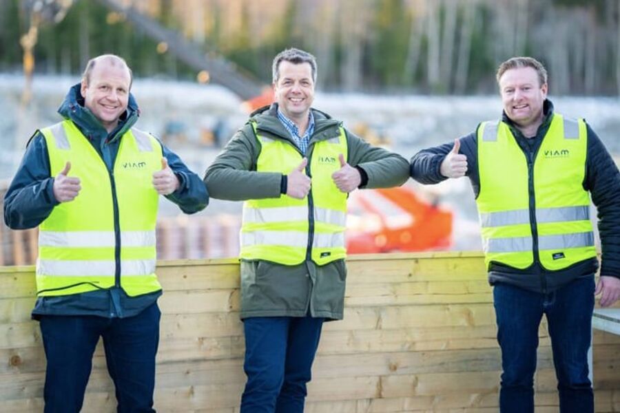 Rune Gulbrandsen (fra venstre), Espen Krossli og Espen Nilsen slår sine pjalter sammen og etablerer Viam Norge AS - med oppstart 1. januar. Foto: Arnfinn Sundin