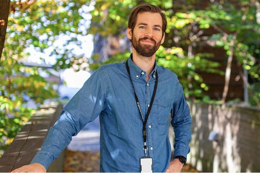 Eirik Bjørnstad Multiconsults kandidat til RIFs pris Årets unge rådgiver 2020.