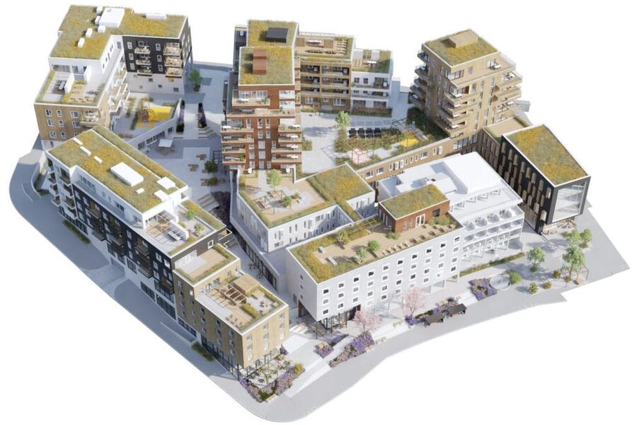 Det kommende Grandkvartalet i Larvik.