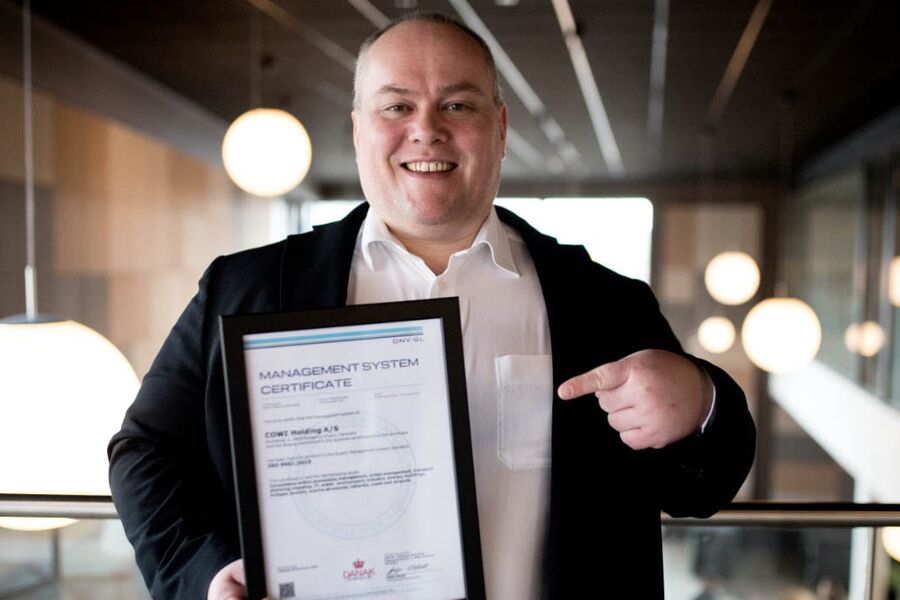 Marius Weydahl Berg, administerende direktør i COWI. Foto: Kristoffer Jakobsen 