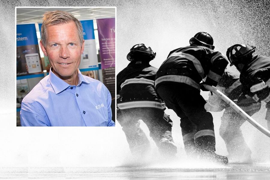 Innfelt: Jon Helsingeng, administrerende direktør for Eaton Norge. Montasje: ITBaktuelt