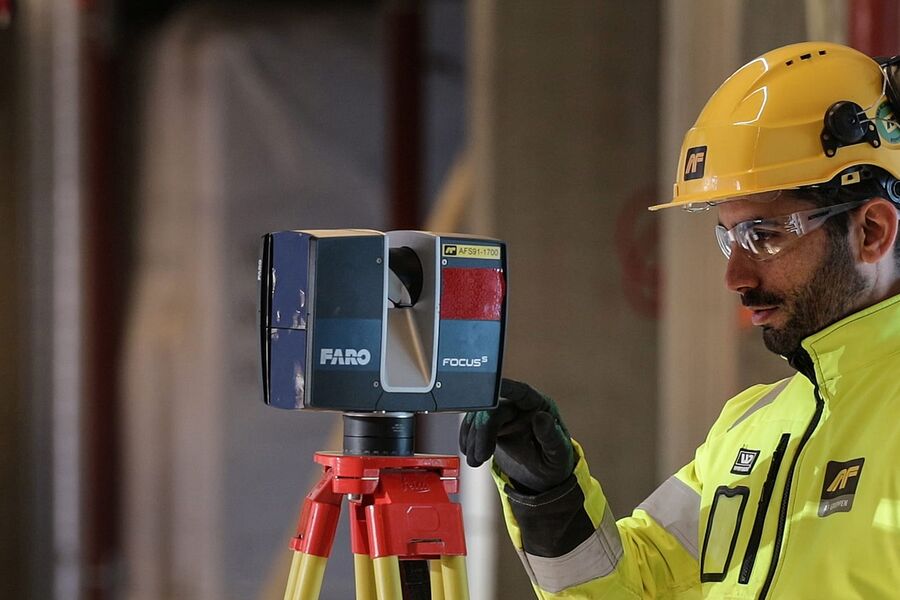 Scaled Robotics gjorde sitt inntog i AFs prosjekter i 2018, og programvaren har gjennomgått grundig testing av funksjonaliteten. Foto: AF Gruppen