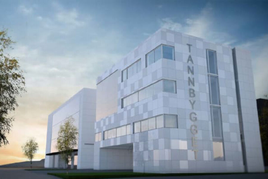 Tannbygget, Universitetet i Tromsø. Illustrasjon; Borealis Arkitekter