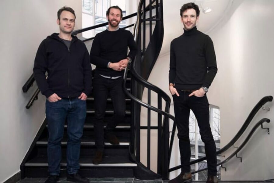 Fra venstre: André Agi, Jan Buthke og Franz Forsberg-Mussault. Foto: Lars Gartå.