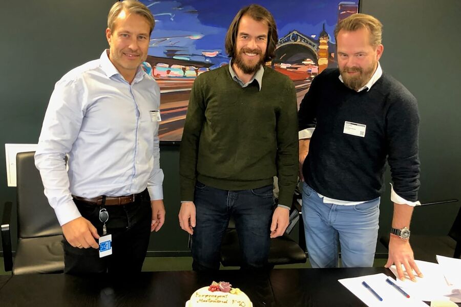 Fra venstre: Ove Morten Bergane (divisjonsleder, WSP Norge), Sverre Skarpaas (arkitekt og partner, Bølgeblikk arkitekter), Terje W. Aaneland (daglig leder, Bølgeblikk arkitekter).