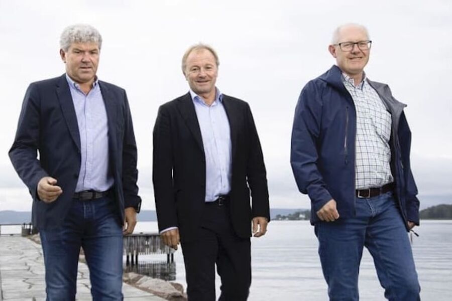 Fra venstre: Jan Henning Quist (ECT), Bård Hernes (Norconsult) og Jon Aas (ECT). Foto: Trygve Indrelid, NTB