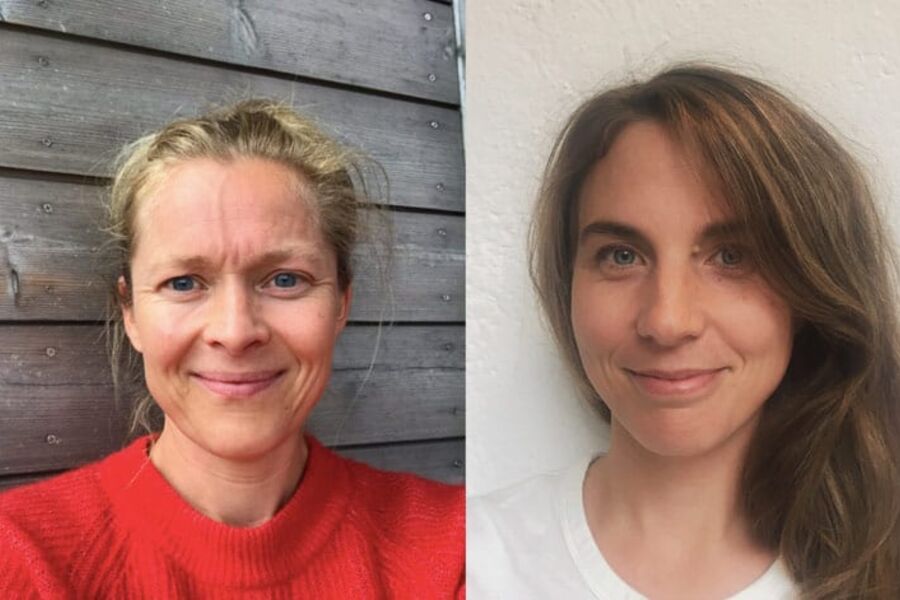 Til venstre Heidi Johansen og Karoline Birkeli-Gauss